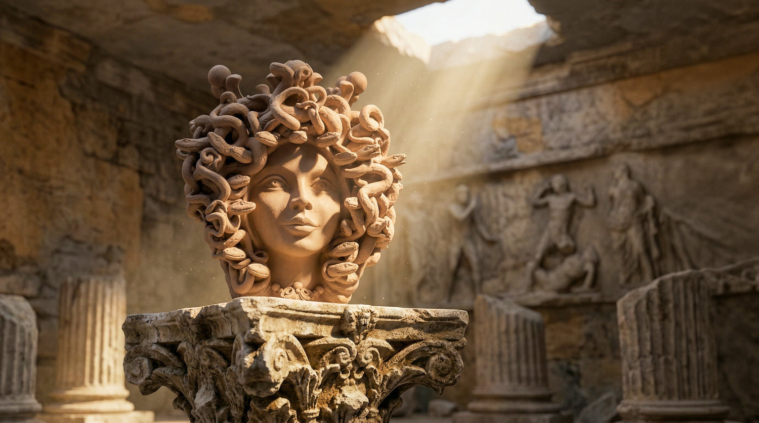 Medusa da sacerdotessa a Gorgone: Esplora la sua storia affascinante - Moorish Head