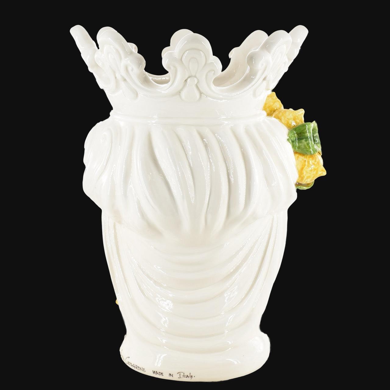 testa-di-moro-h-40-cm-white-and-lemon-uomo-ceramiche-di-caltagirone-sofia-7 - Moorish Head