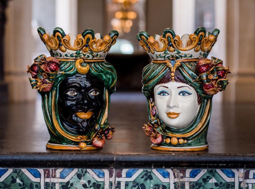 Teste di Moro Siciliane: Scoprite l'incantevole bellezza del Mediterraneo - Moorish Head