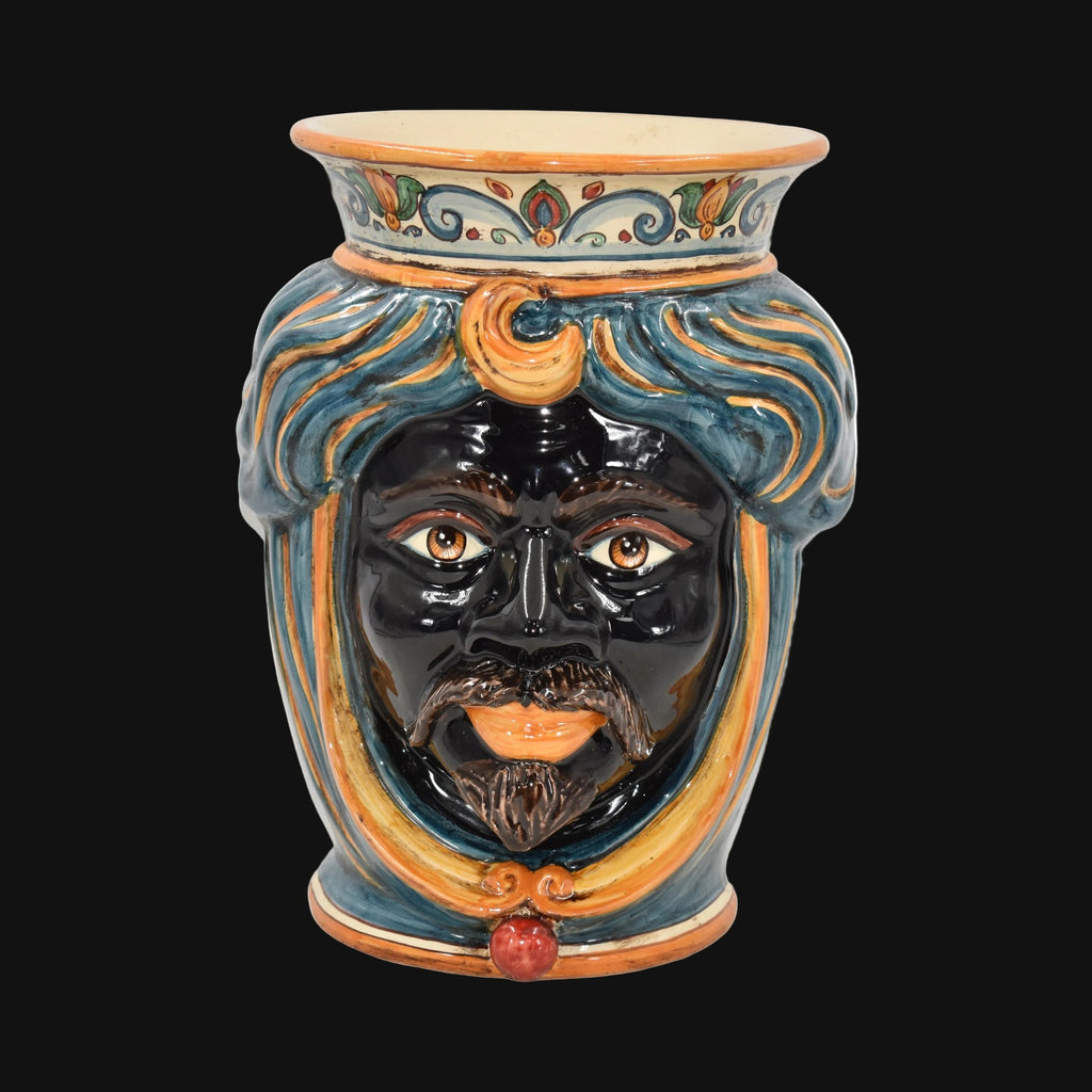 Mohrenkopf h 33 cm - männlich ohne Krone, Decoro Sicily