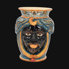 Mohrenkopf h 33 cm - männlich ohne Krone, Decoro Sicily