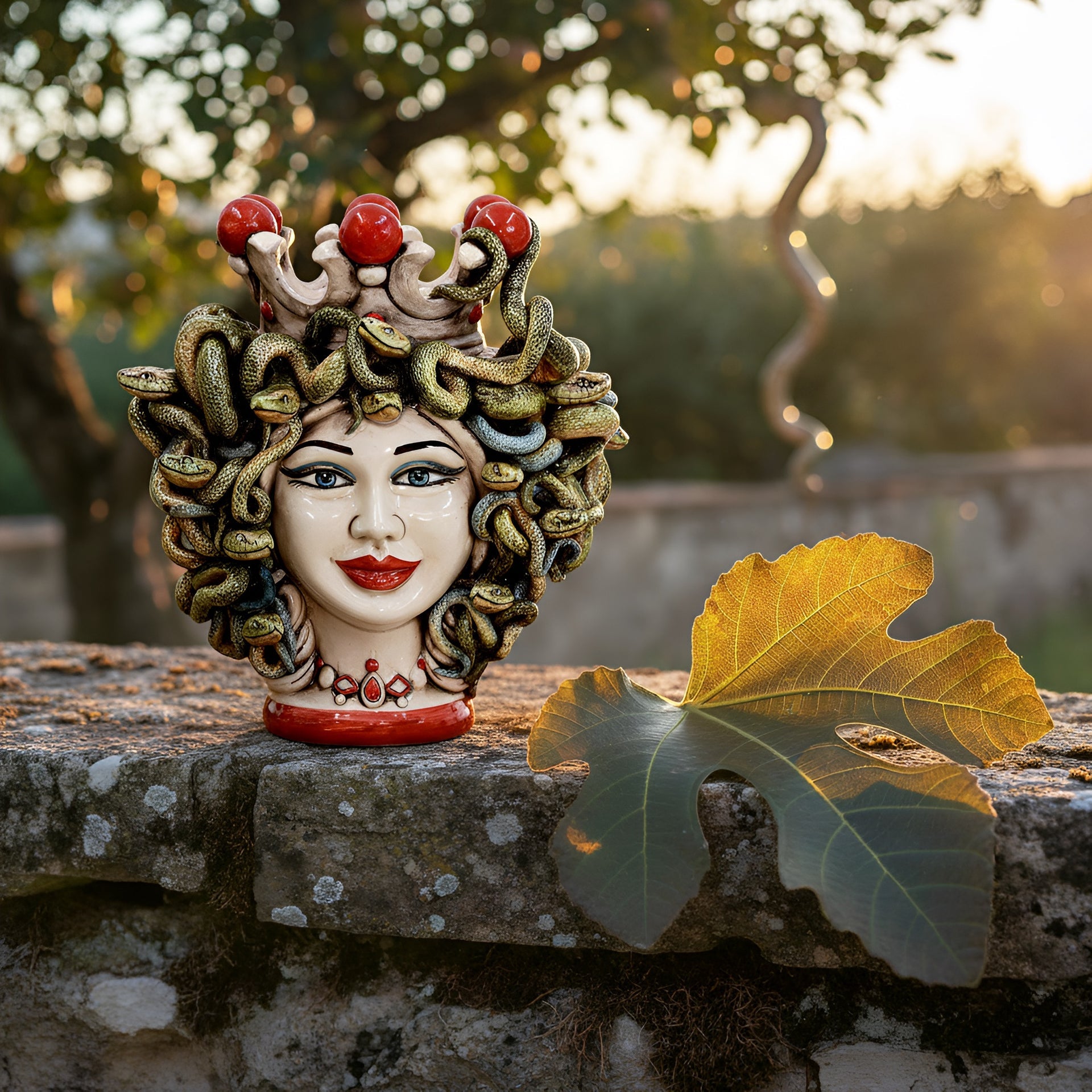 testa-h-25-turbante-medusa-madreperla-colorato-perline-rosse-ceramiche-di-caltagirone-sofia-1_x1920_207a0cd9-625a-468a-bc4b-ea16cd37e331 - Moorish Head