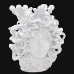 Medusa Head h 38 cm - White Line | Caltagirone Ceramics