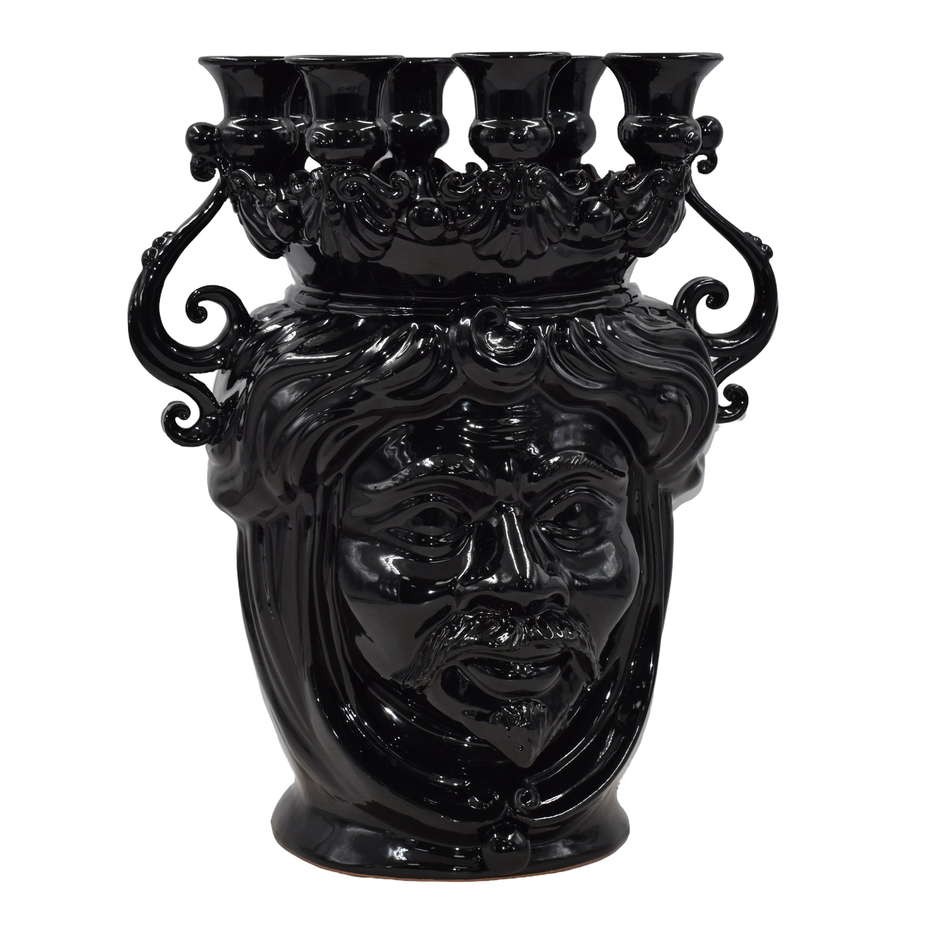 testa-porta-candele-h-40-black-line-uomo-sespressione-ceramiche-di-caltagirone-sofia-4_x1920_a4b83697-2011-4bcb-842a-0a77050baab1 - Moorish Head